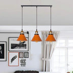 Industrial Pendant Light Iron Shade E27 Adjustable Drop