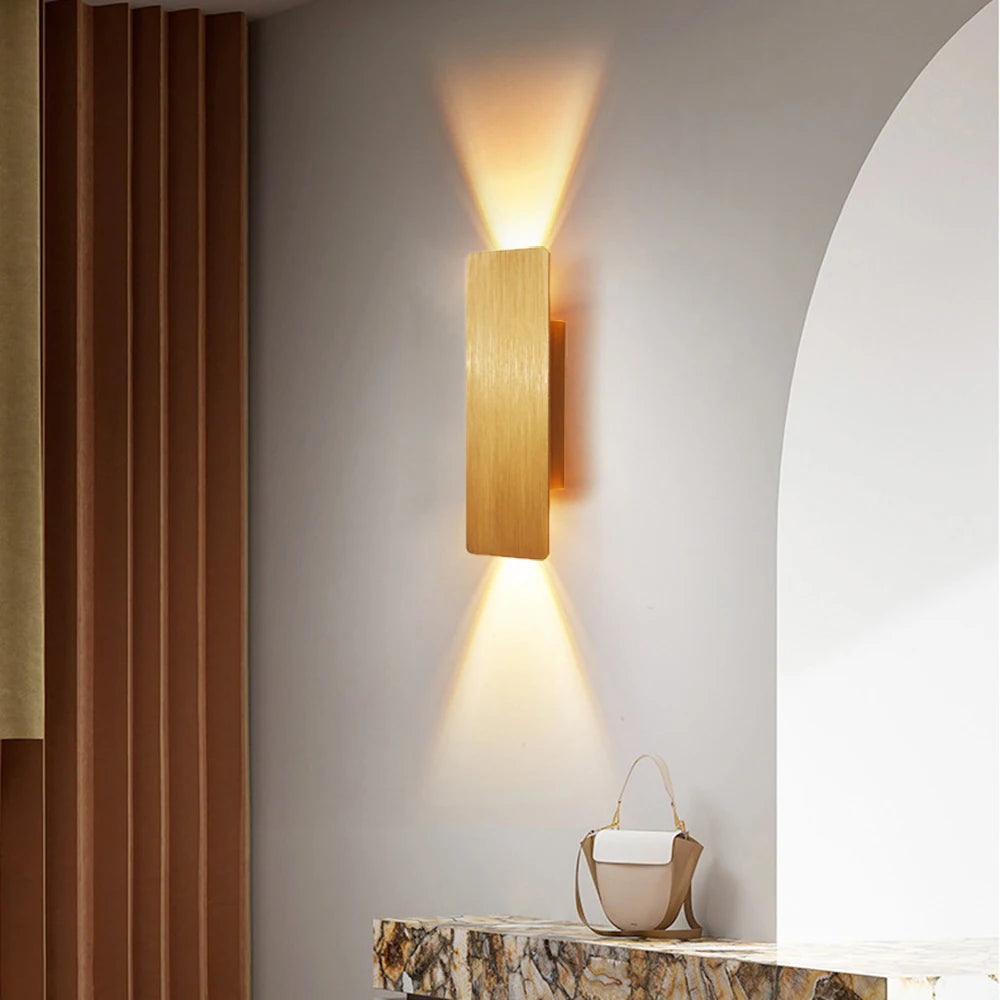 Applique murale LED intérieure moderne et simple pour chambre et salon