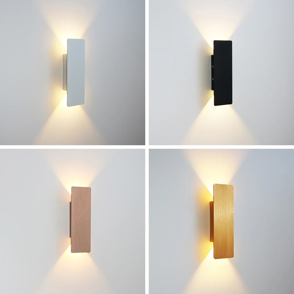 Applique murale LED intérieure moderne et simple pour chambre et salon