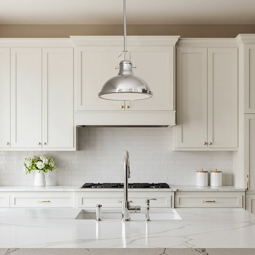 Amani Metal Pendant Light - Chrome