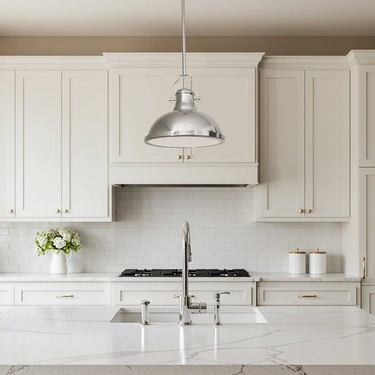 Amani Metal Pendant Light - Chrome