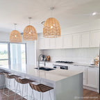 Amalfi Rattan Lace Pendant Light - Natural