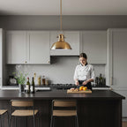 Amani Metal Pendant Light - Gold
