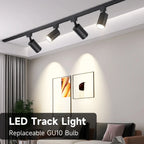 Modular Adjustable Spotlight Track Lighting System