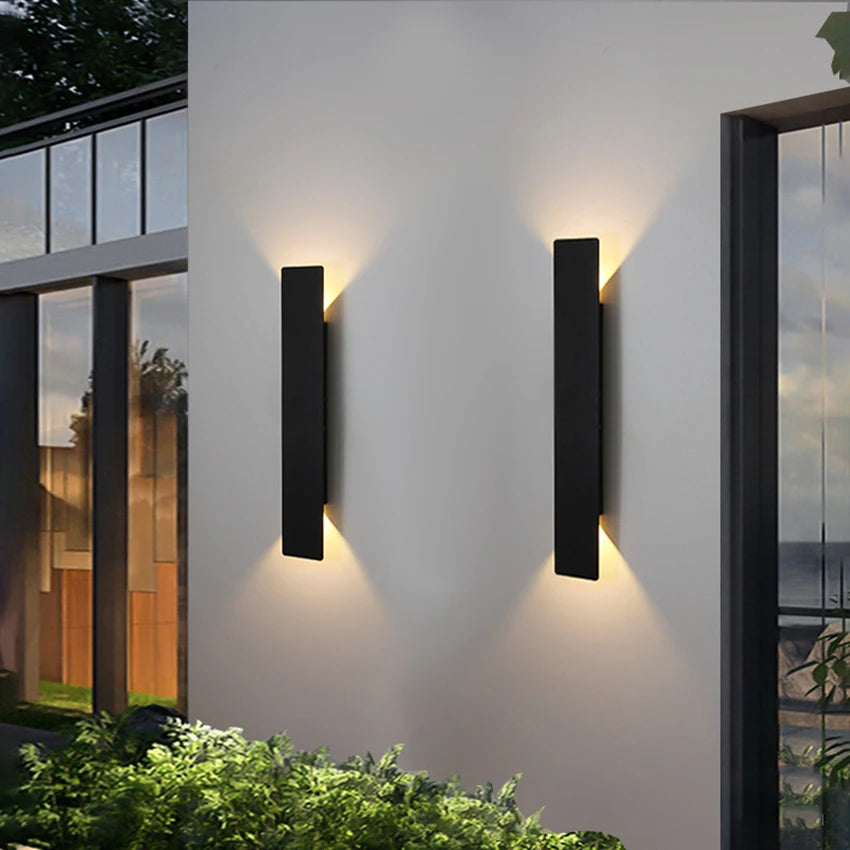 Outdoor Indoor LED Wall Light Up Down Aluminum IP65