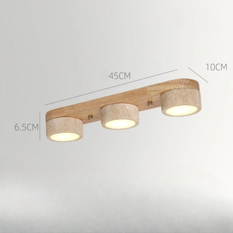 Applique de couloir Noyer Plafonniers Frêne Lampe LED