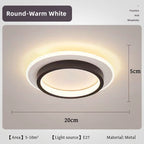 Nordic Tri-Colour LED Flush Mount Ceiling Light