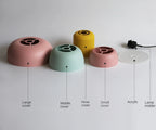 Two-Tone Macaron Stacked Pendant Light
