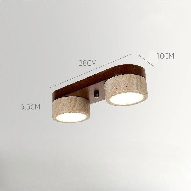 Applique de couloir Noyer Plafonniers Frêne Lampe LED