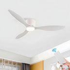 Ceiling Fan with Light DC Motor Remote Control Reversible