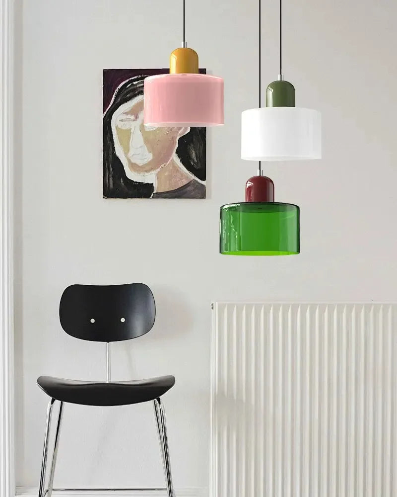 Nordique Moderne Verre Chambre Chevet Longue Ligne Petit