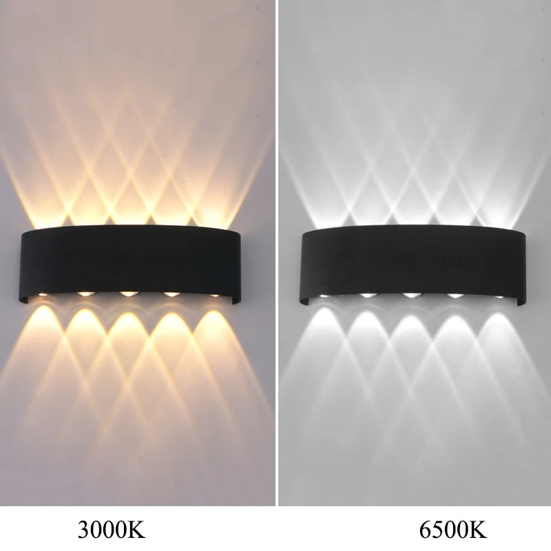 IP65 Waterproof LED Wall Light Outdoor Up Down Sconce