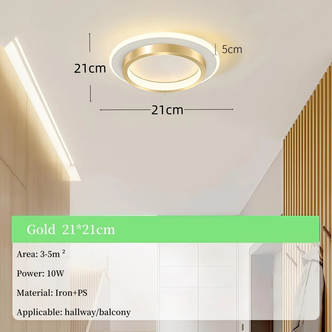 Nordic Tri-Colour LED Flush Mount Ceiling Light