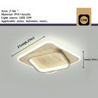 Nordic Tri-Colour LED Flush Mount Ceiling Light