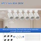 Modular Adjustable Spotlight Track Lighting System