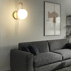 Modern G9 9W LED Wall Sconces with Frosted Glass Shade