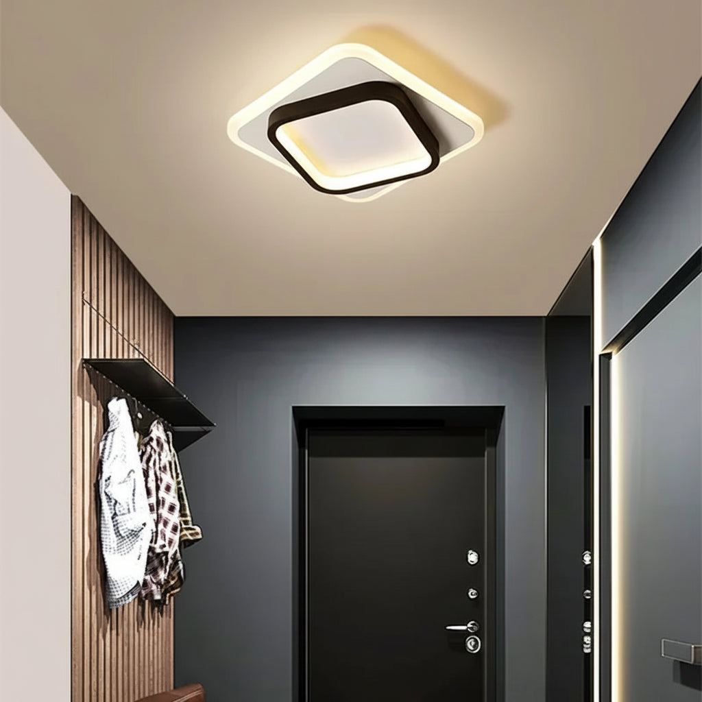Nordic Tri-Colour LED Flush Mount Ceiling Light