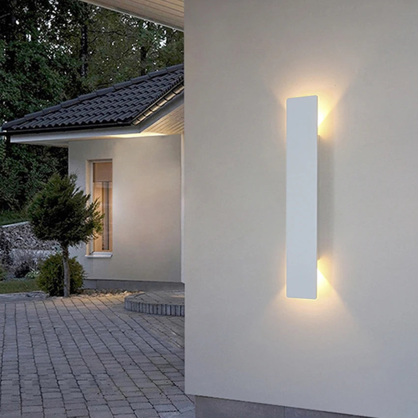 Outdoor Indoor LED Wall Light Up Down Aluminum IP65