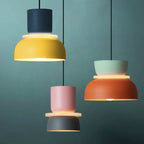Two-Tone Macaron Stacked Pendant Light
