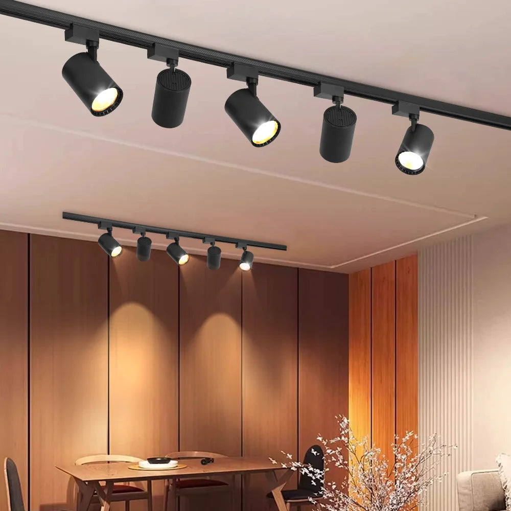 Plafonnier/lampe spot de rail LED pour