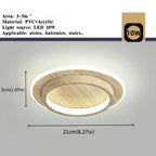 Nordic Tri-Colour LED Flush Mount Ceiling Light