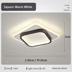 Nordic Tri-Colour LED Flush Mount Ceiling Light