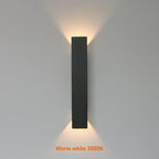 Outdoor Indoor LED Wall Light Up Down Aluminum IP65
