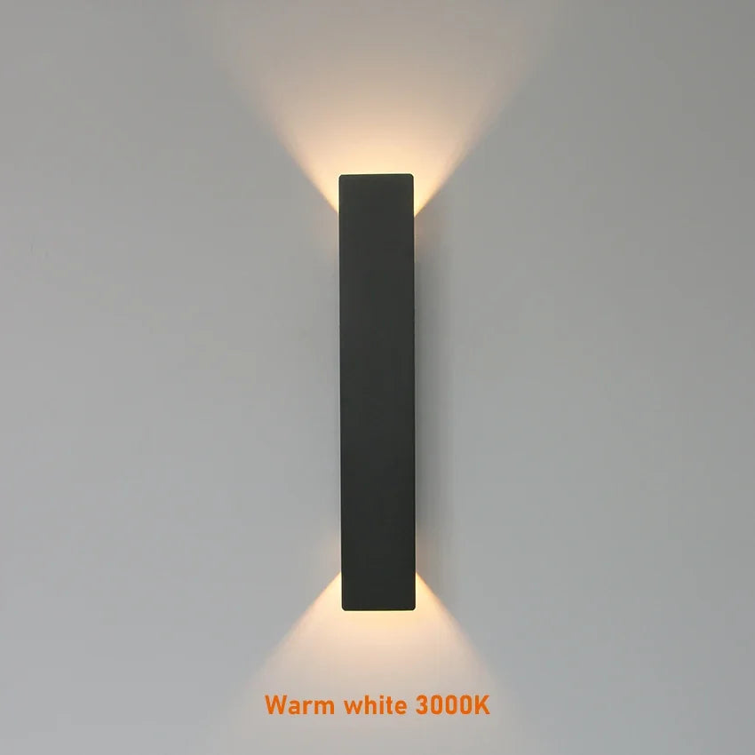 Outdoor Indoor LED Wall Light Up Down Aluminum IP65
