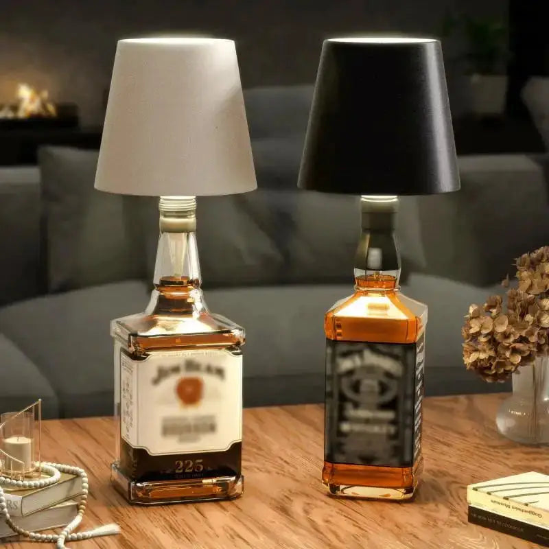 Rechargeable Bottle Stopper LED Table Lamp RGB Dimmable