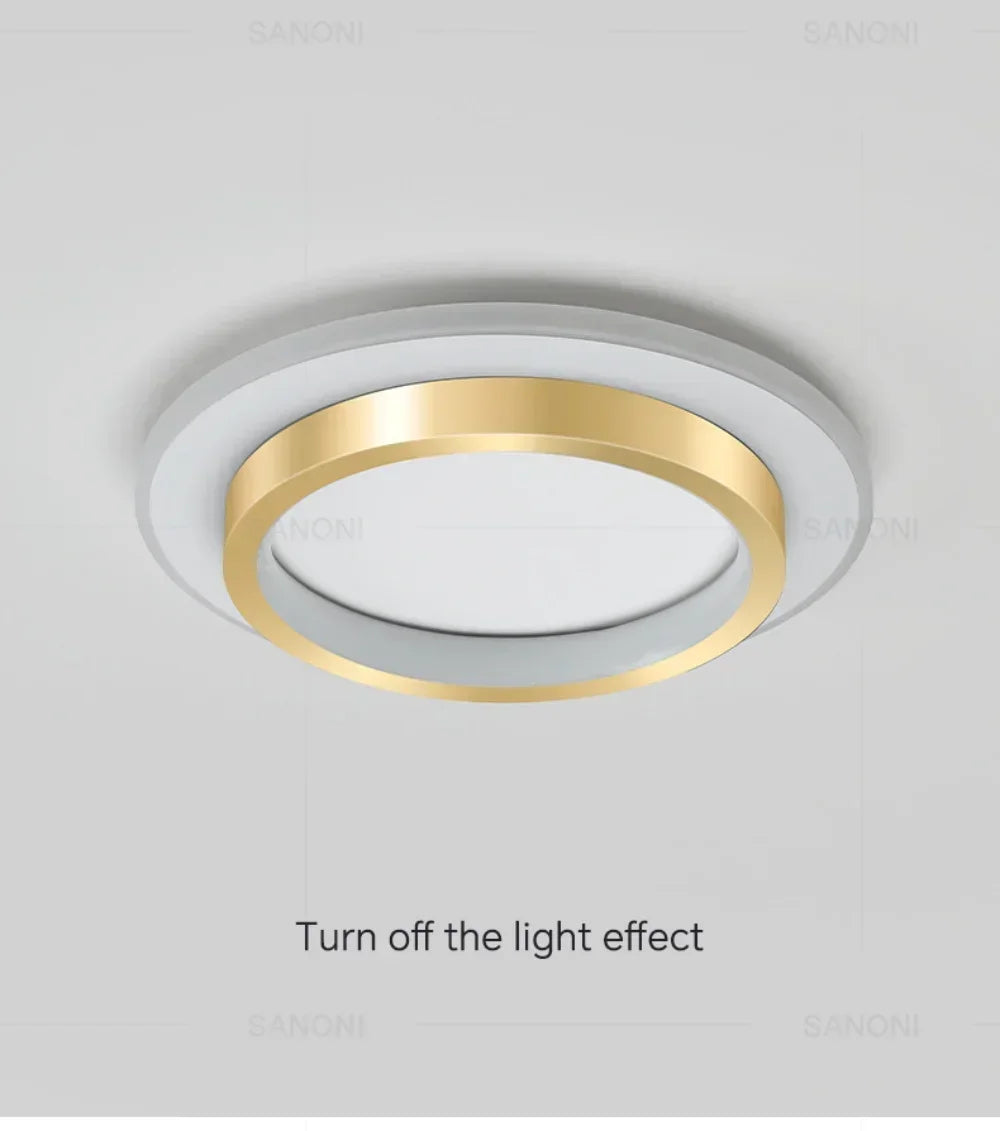 Plafonnier LED moderne DINDALLED pour couloir et escalier