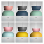 Two-Tone Macaron Stacked Pendant Light