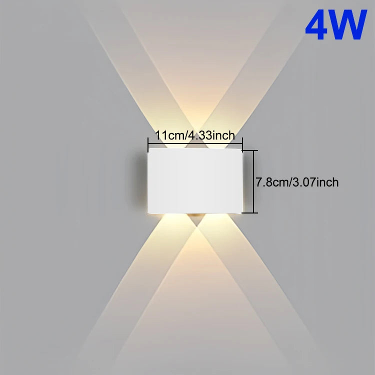 IP65 Waterproof LED Wall Light Outdoor Up Down Sconce