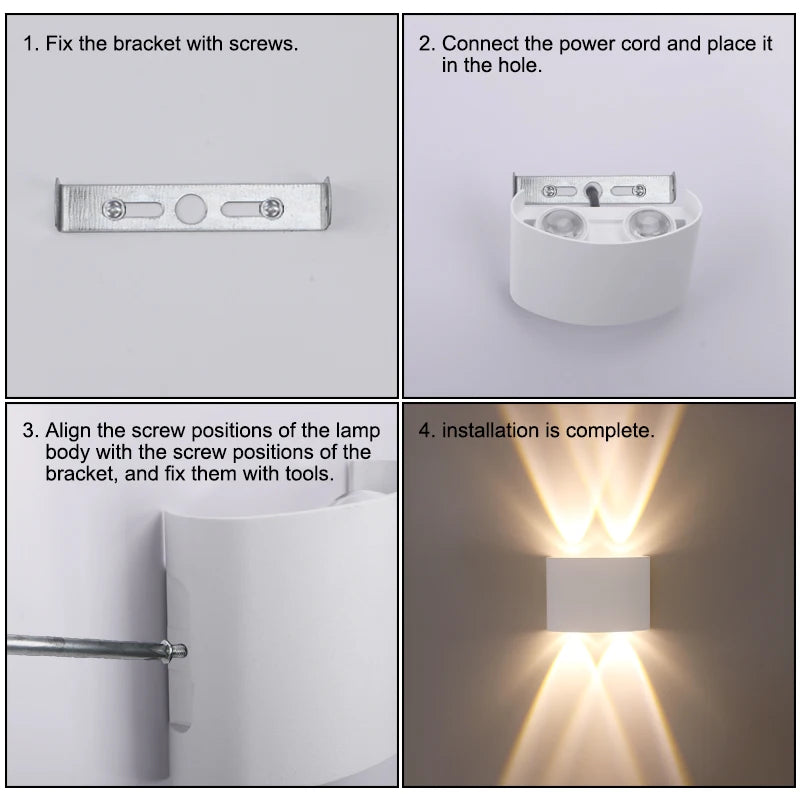 IP65 Waterproof LED Wall Light Outdoor Up Down Sconce