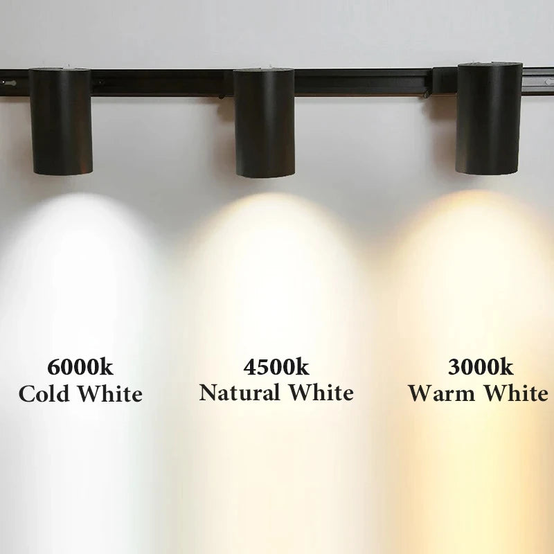 Plafonnier/lampe spot de rail LED pour