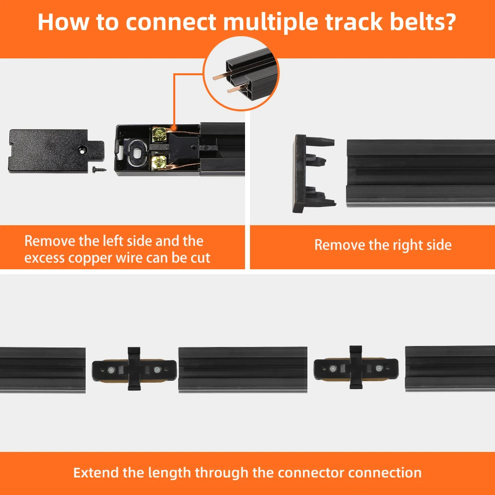 Plafonnier/lampe spot de rail LED pour