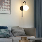 Modern G9 9W LED Wall Sconces with Frosted Glass Shade
