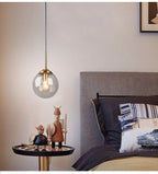 Lustre Moderne en Métal de Luxe LED Créatif Nordique en Verre