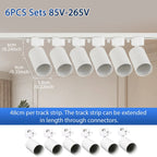 Modular Adjustable Spotlight Track Lighting System