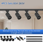 Modular Adjustable Spotlight Track Lighting System