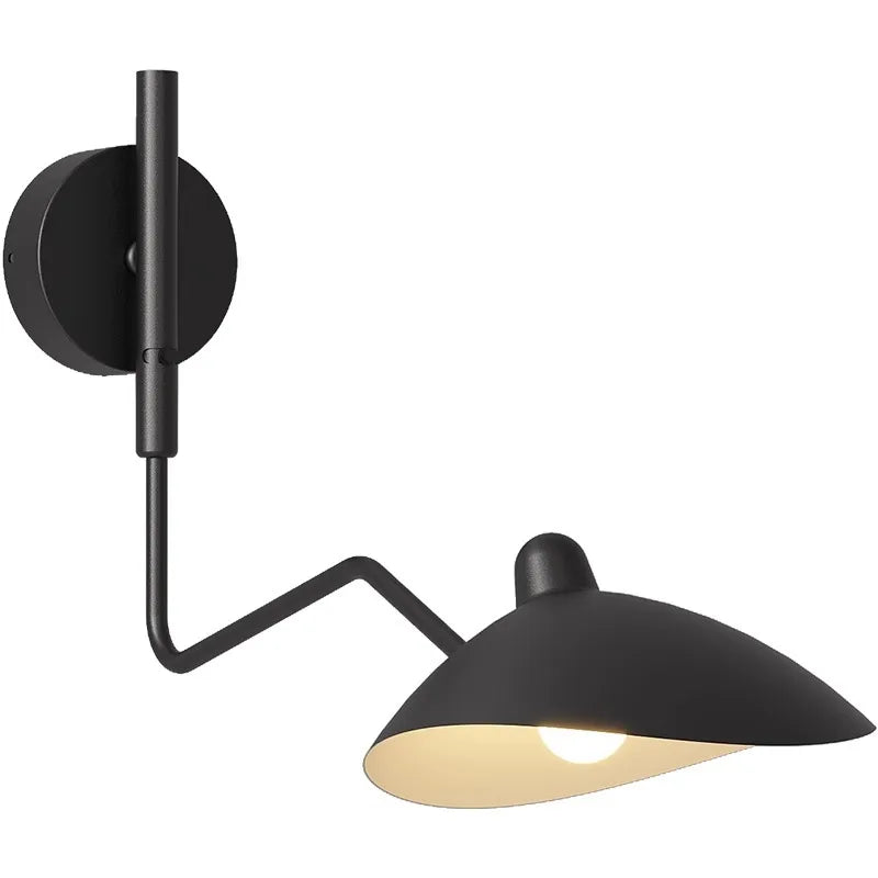 French Style Long Arm Adjustable Aluminium Wall Sconce