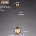 Lustre Moderne en Métal de Luxe LED Créatif Nordique en Verre