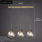 Lustre Moderne en Métal de Luxe LED Créatif Nordique en Verre