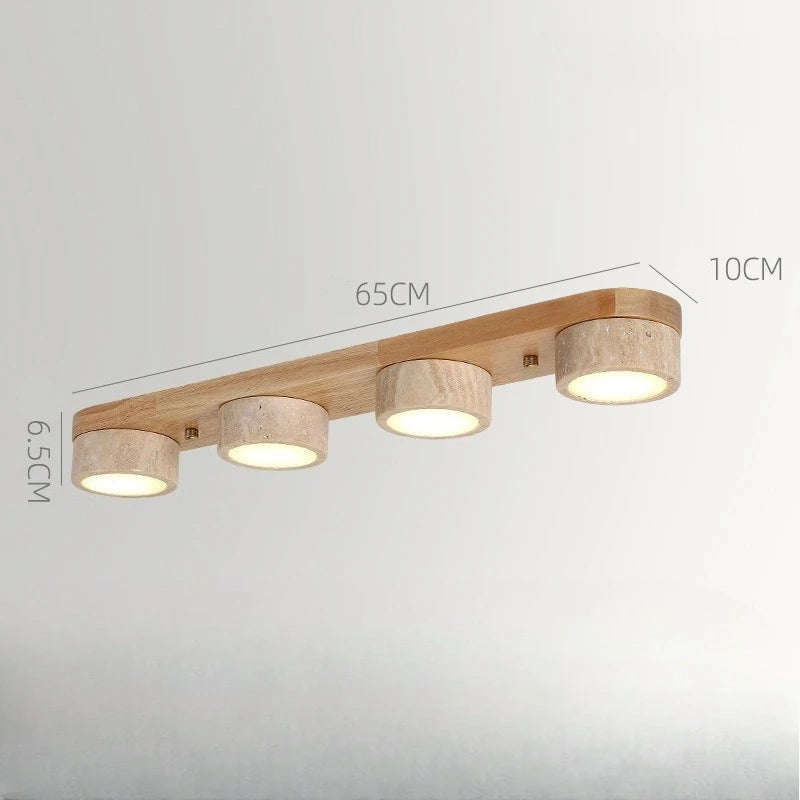 Applique de couloir Noyer Plafonniers Frêne Lampe LED