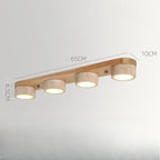 Applique de couloir Noyer Plafonniers Frêne Lampe LED