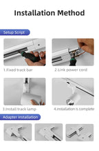 Plafonnier/lampe spot de rail LED pour