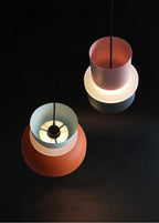 Two-Tone Macaron Stacked Pendant Light