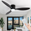 Ceiling Fan with Light DC Motor Remote Control Reversible