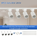 Modular Adjustable Spotlight Track Lighting System