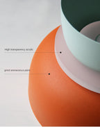 Two-Tone Macaron Stacked Pendant Light