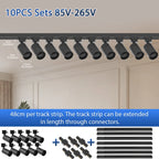 Modular Adjustable Spotlight Track Lighting System